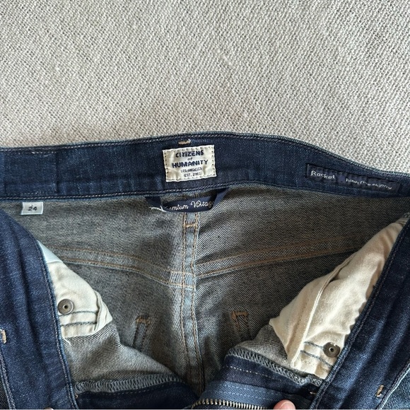 Citizens of Humanity Rocket High Waist
5-Pocket Skinny Jeans in Rival Blue - Picture 3 of 5